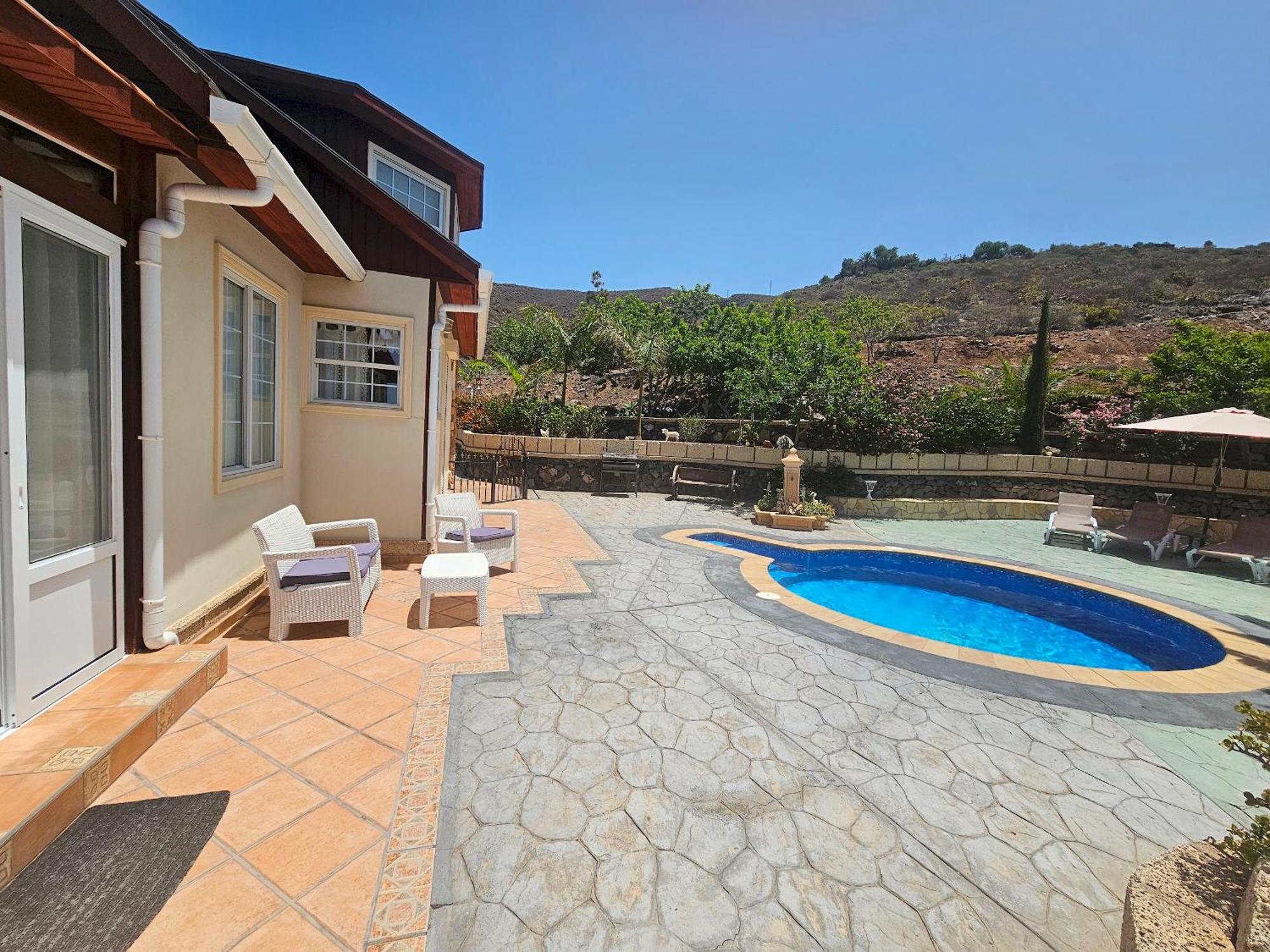 Villa Carlitos Vistas Al Mar Y A La Montana Costa Adeje  Exterior foto