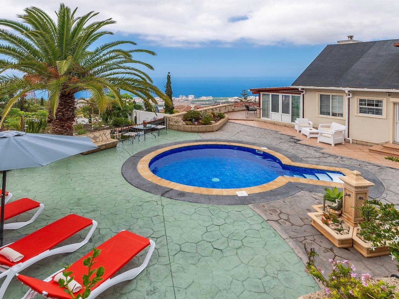 Villa Carlitos Vistas Al Mar Y A La Montana Costa Adeje  Exterior foto